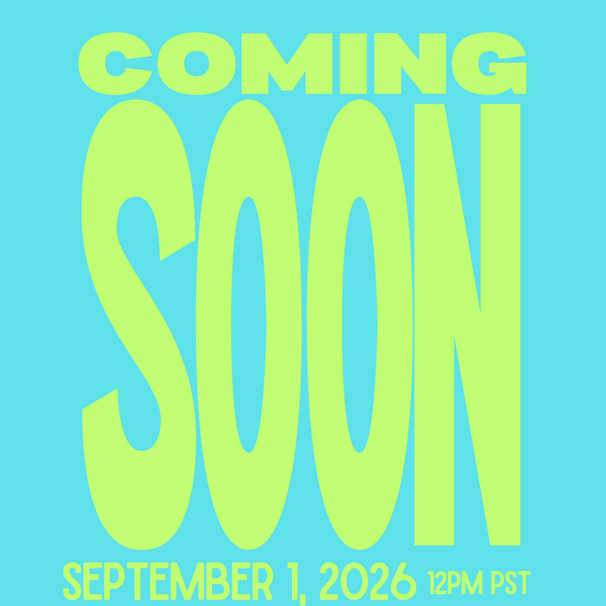 Coming Soon
