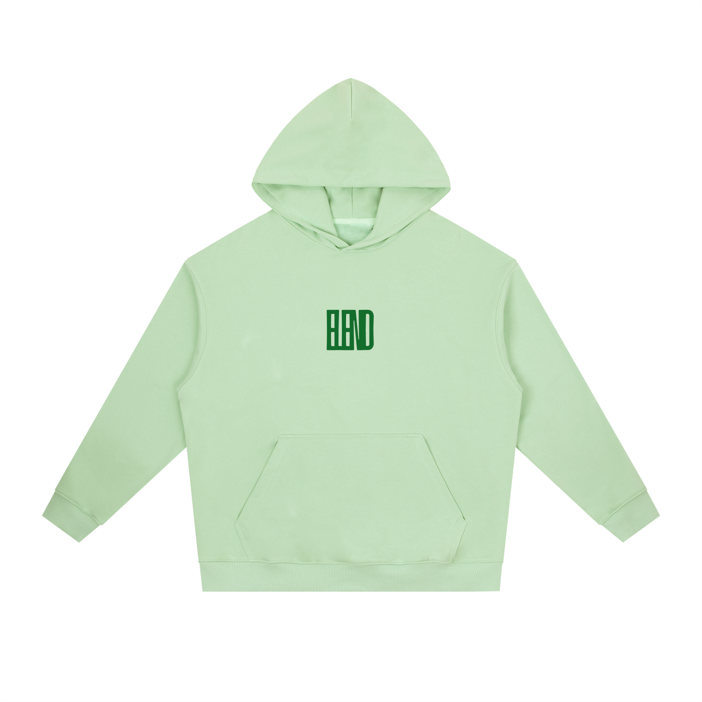 basic-club,sweatshirt,elend-liebt,light-grey,light-green