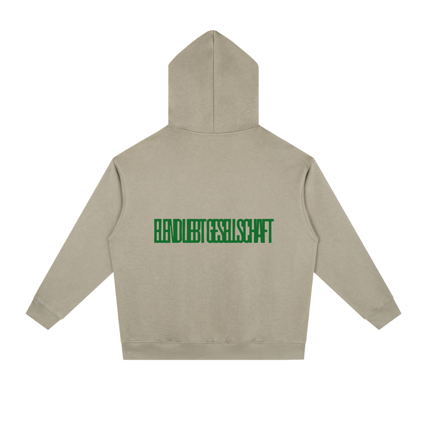 Elend Liebt Gesellschaft Hoodie - Dark Green – Elend Company