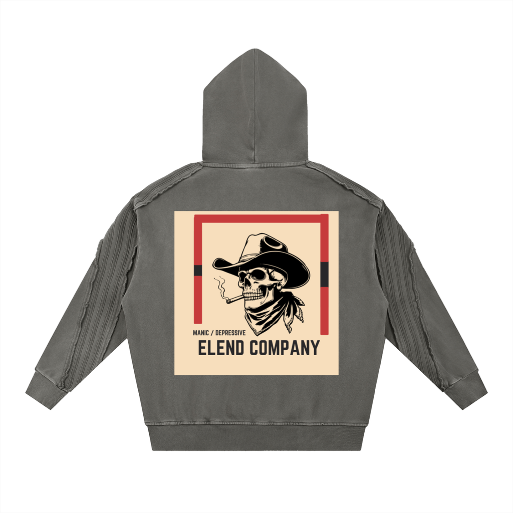 manic-depressive,manic-cowboy,smoking-skull,sweatshirt,hoodie,manic