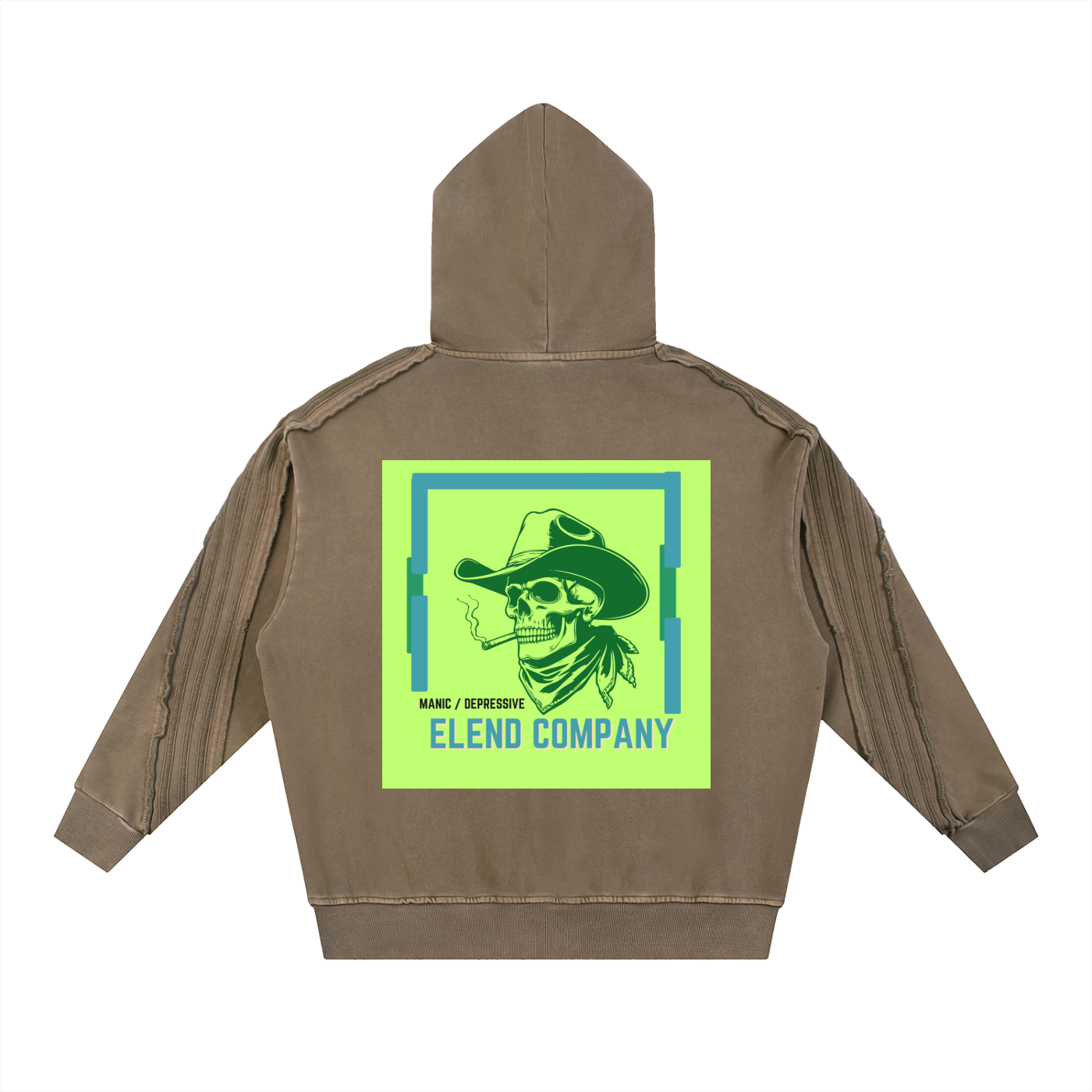manic,manic-cowboy,sweatshirt,lime-green
