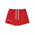 'DO YOU LOVE TO SIN?' Fleece Drawstring Sweatshorts - Pink