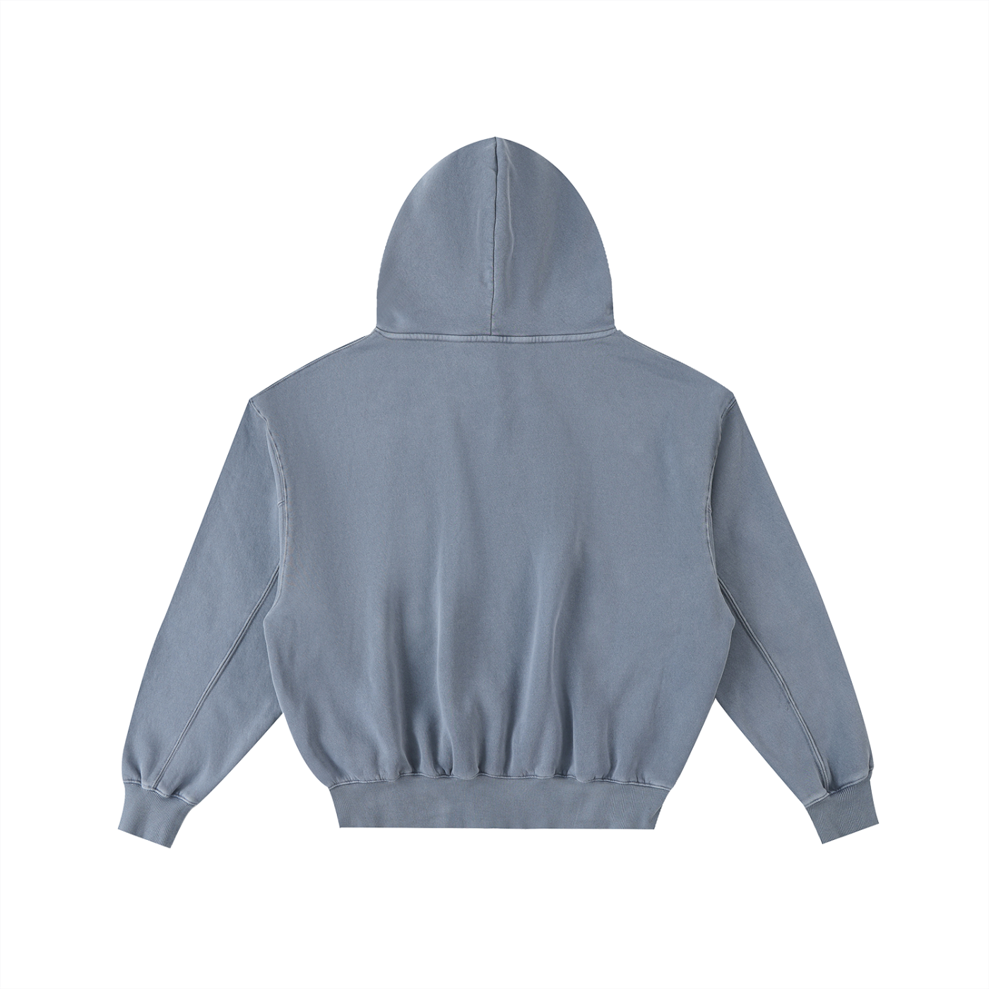 'Do You Like Sinning?' Frayed Enzyme Washed Fleece Hoodie - Lime Green