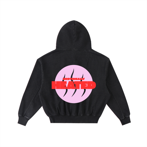 Big Brain Thoughts' Sun Fade Frayed Zip Hoodie - Red – Elend Company Big Brain Thoughts' Sun Fade Frayed Zip Hoodie - Red – Elend Company