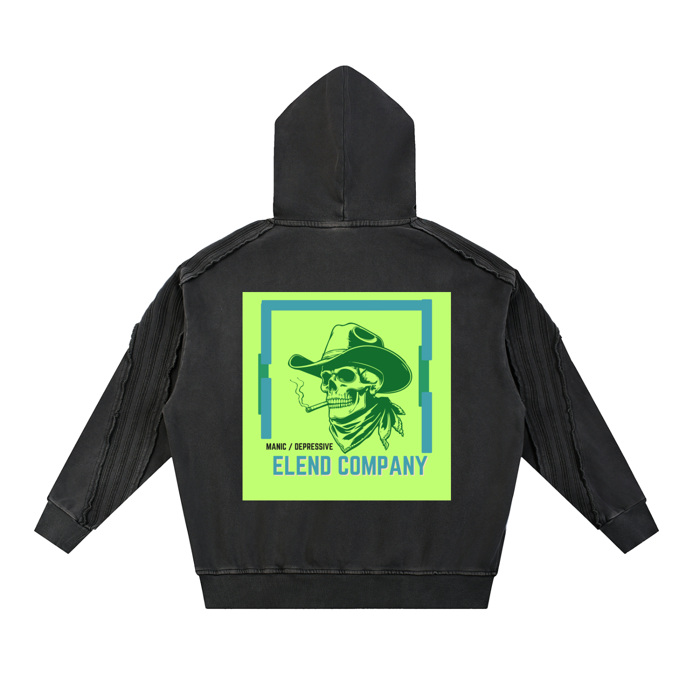 manic,manic-cowboy,sweatshirt,lime-green