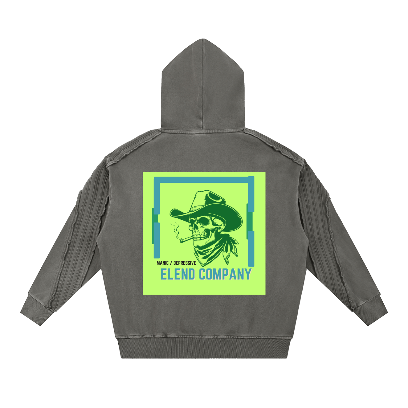 manic,manic-cowboy,sweatshirt,lime-green